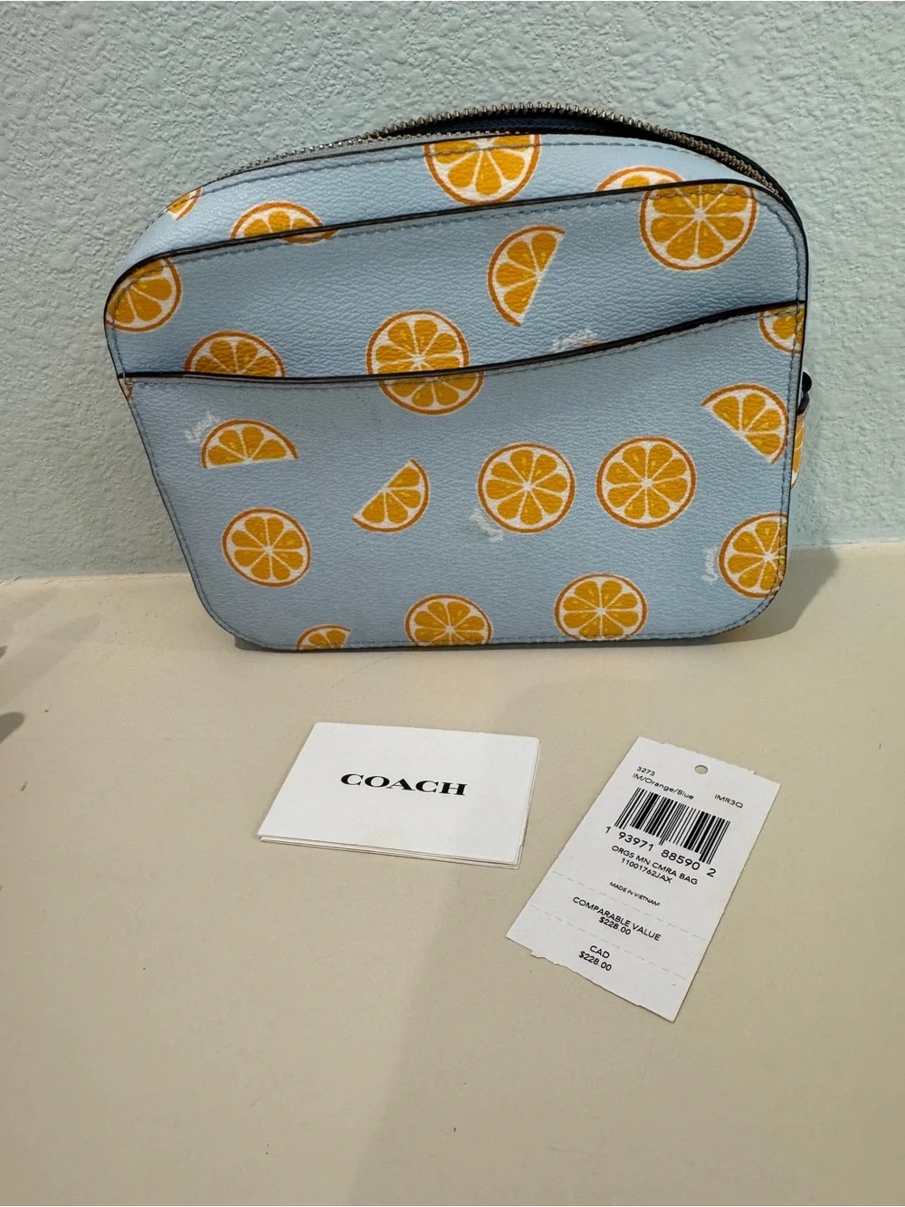 Coach crossbody camera