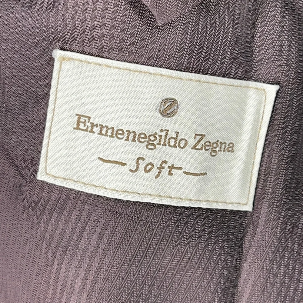 Ermenegildo Zegna Soft Blazer Mens 46‎ Wool 2 Button Sport Coat Professional