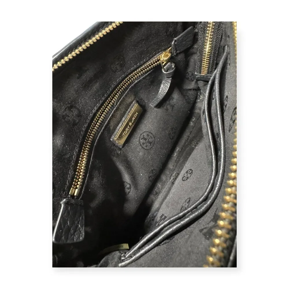 Tory Burch pebbled black
