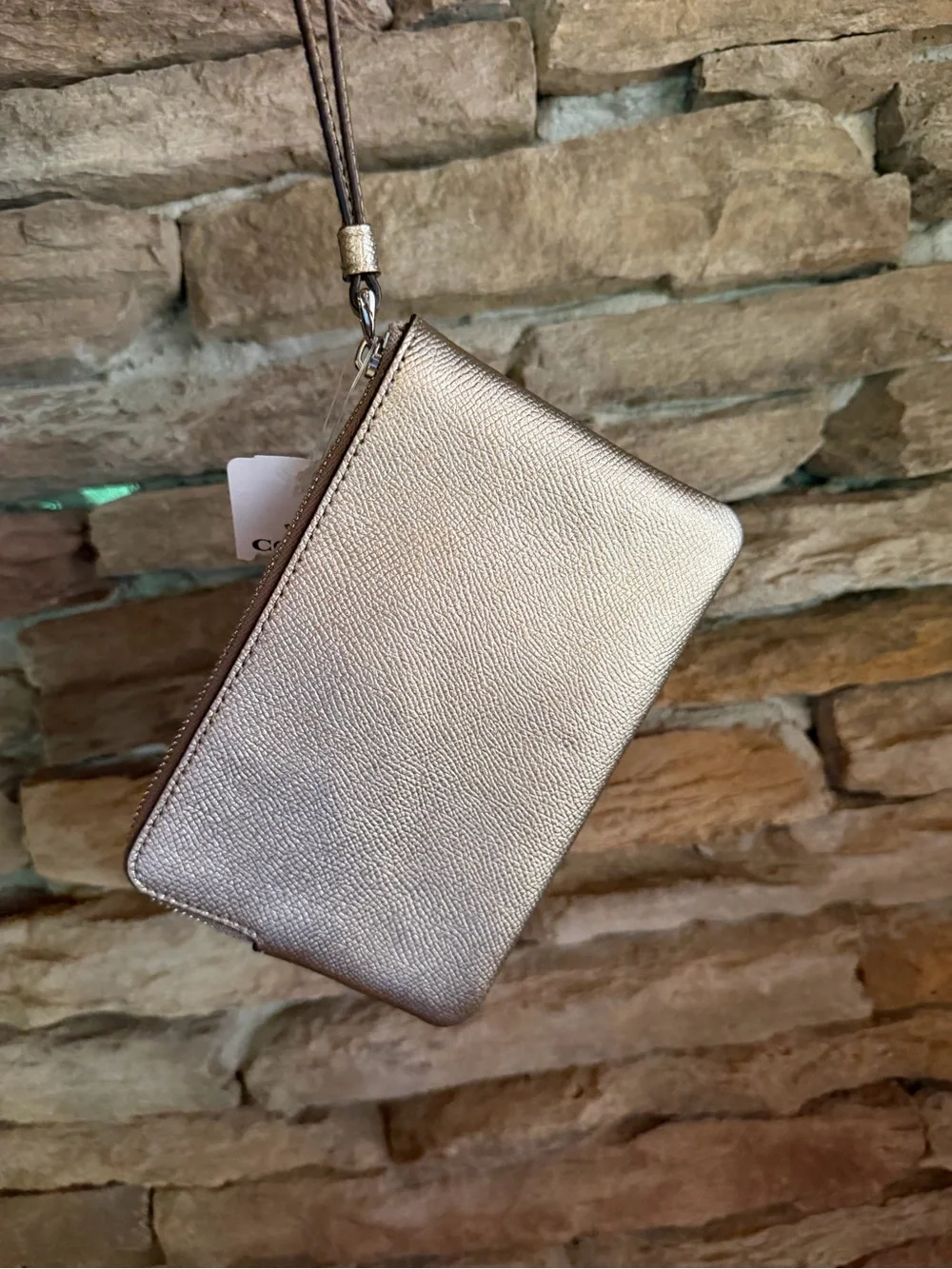 Coach compact wristlet