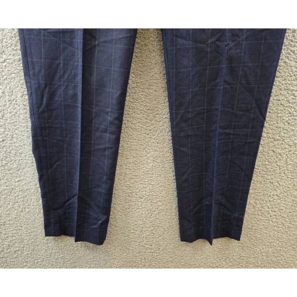 Michael Kors Wool Blend Fall Stretch Suit Separate Pants Men's 42x32 Midnight