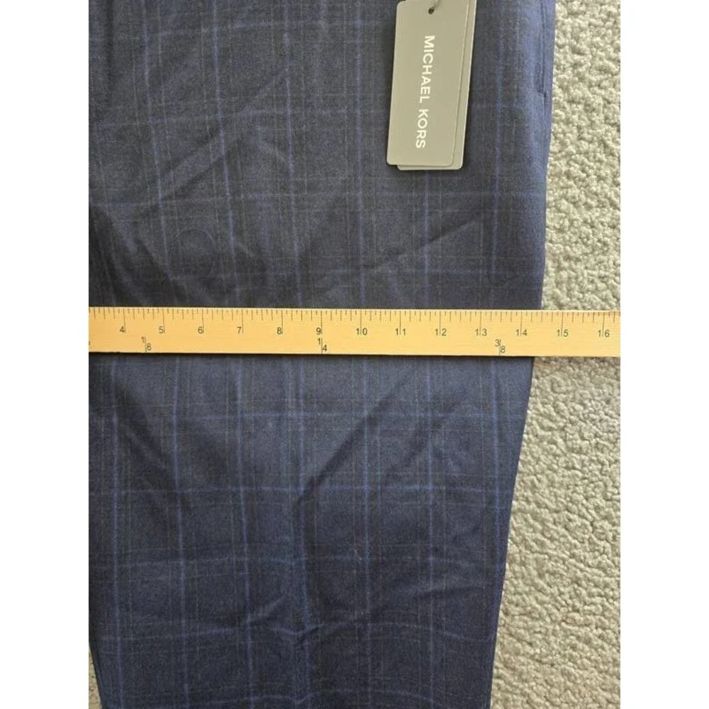 Michael Kors Wool Blend Fall Stretch Suit Separate Pants Men's 42x32 Midnight