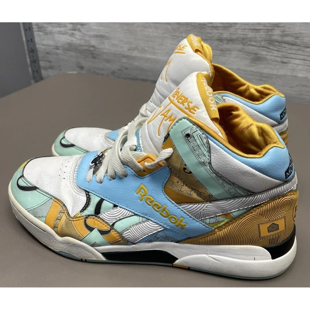 Reebok Courtee Mid x Hasbro Monopoly Money Shoes Men Boys US 7.5 EU40 Sneakers