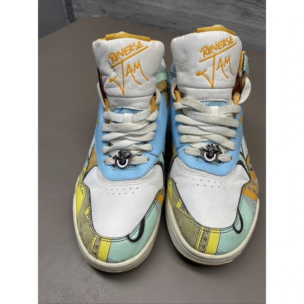 Reebok Courtee Mid x Hasbro Monopoly Money Shoes Men Boys US 7.5 EU40 Sneakers
