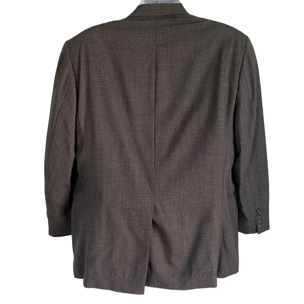 Ralph Lauren 3 Button Wool Sport Coat Jacket Blazer 44R
