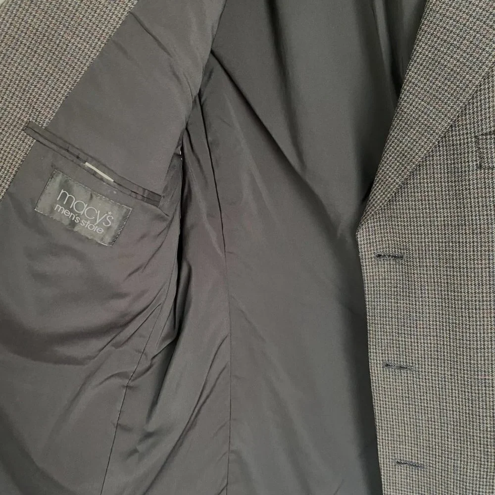 Ralph Lauren 3 Button Wool Sport Coat Jacket Blazer 44R
