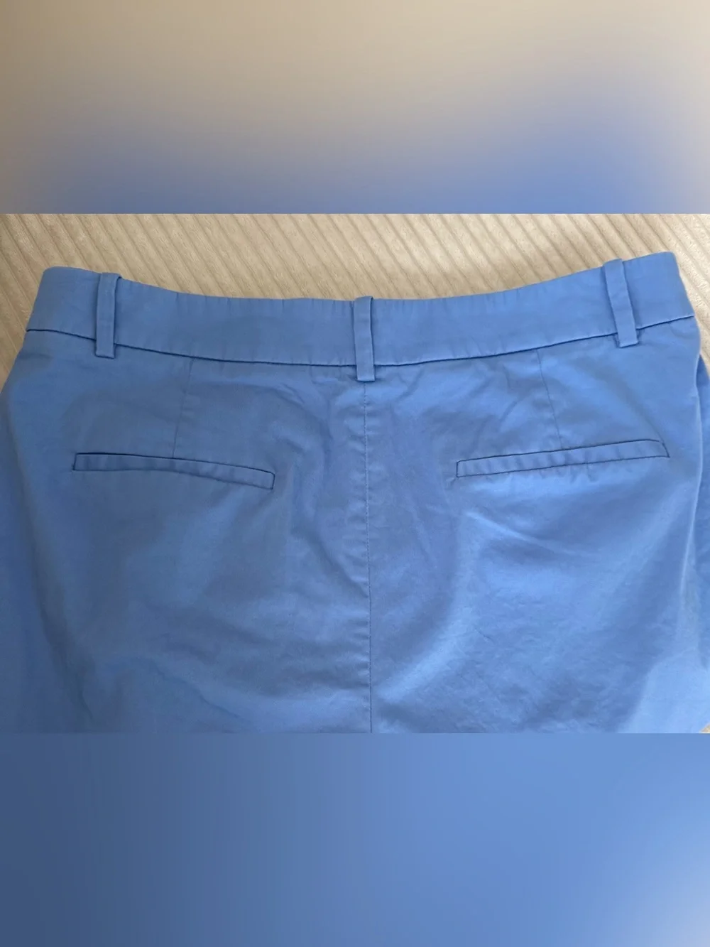 J. Crew Light Blue Cotton Straight-Leg Pants for Women
