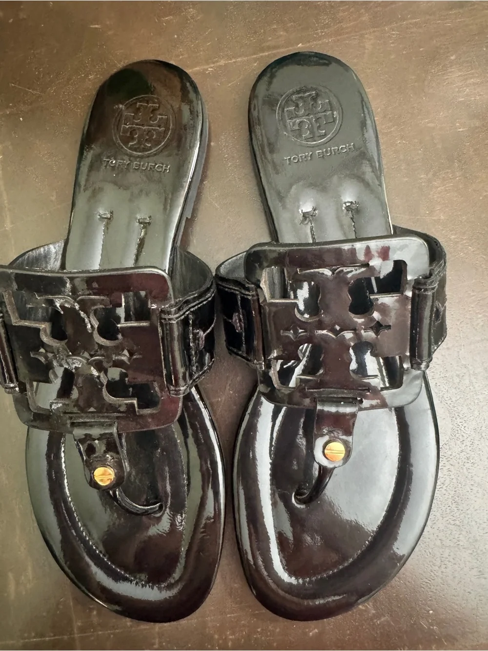 Tory Burch glossy patent