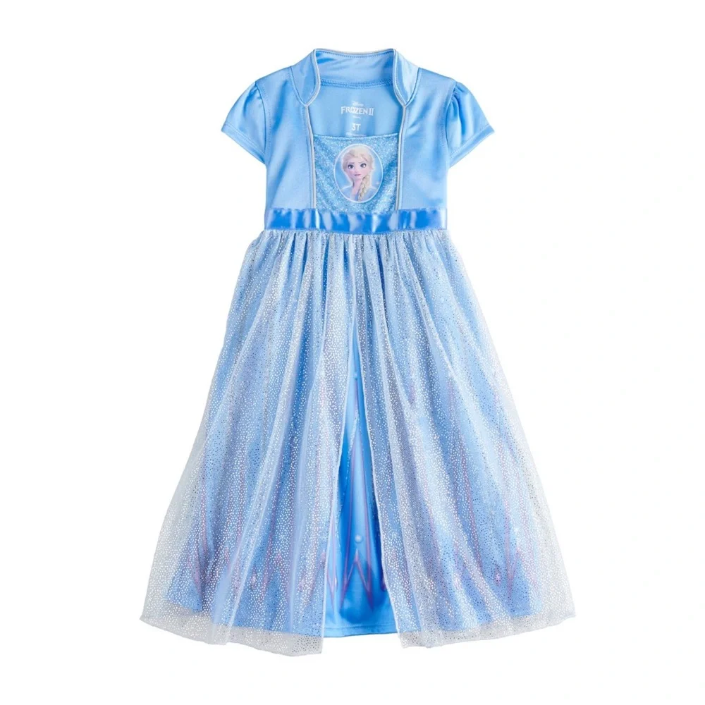 Disney Frozen 2 Sparkling Dress/Nightgown