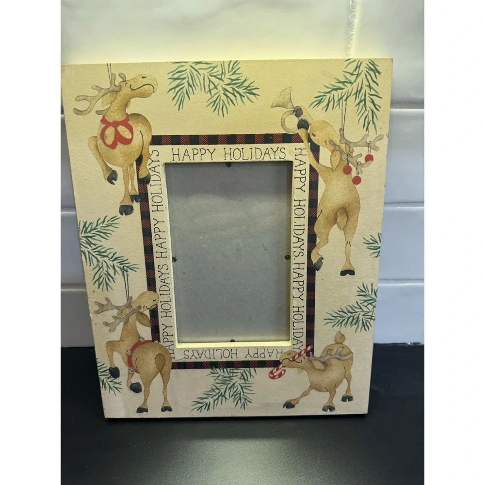 Danielsen‎ Designs Aspen decorative Christmas picture frame 8.5x10.5 For 3.5x5.5