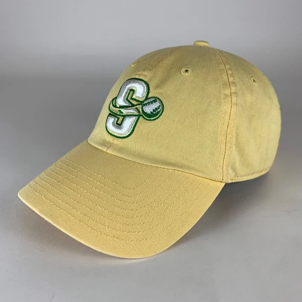 Sacramento River Cats MiLB Womens Yellow Twins Enterprise Strapback Hat
