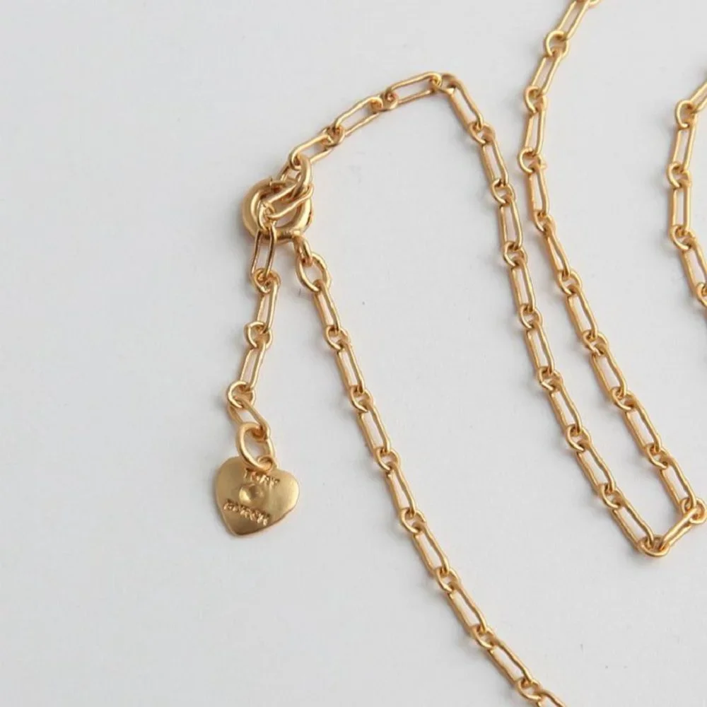 Tory Burch Gold Flower Pendant Necklace