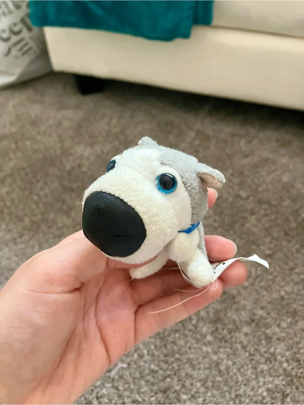 The Dog Vintage McDonald’s Toy Grey & White Husky Blue Collar