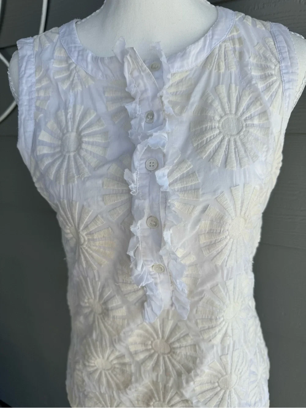 Tory Burch sleeveless white