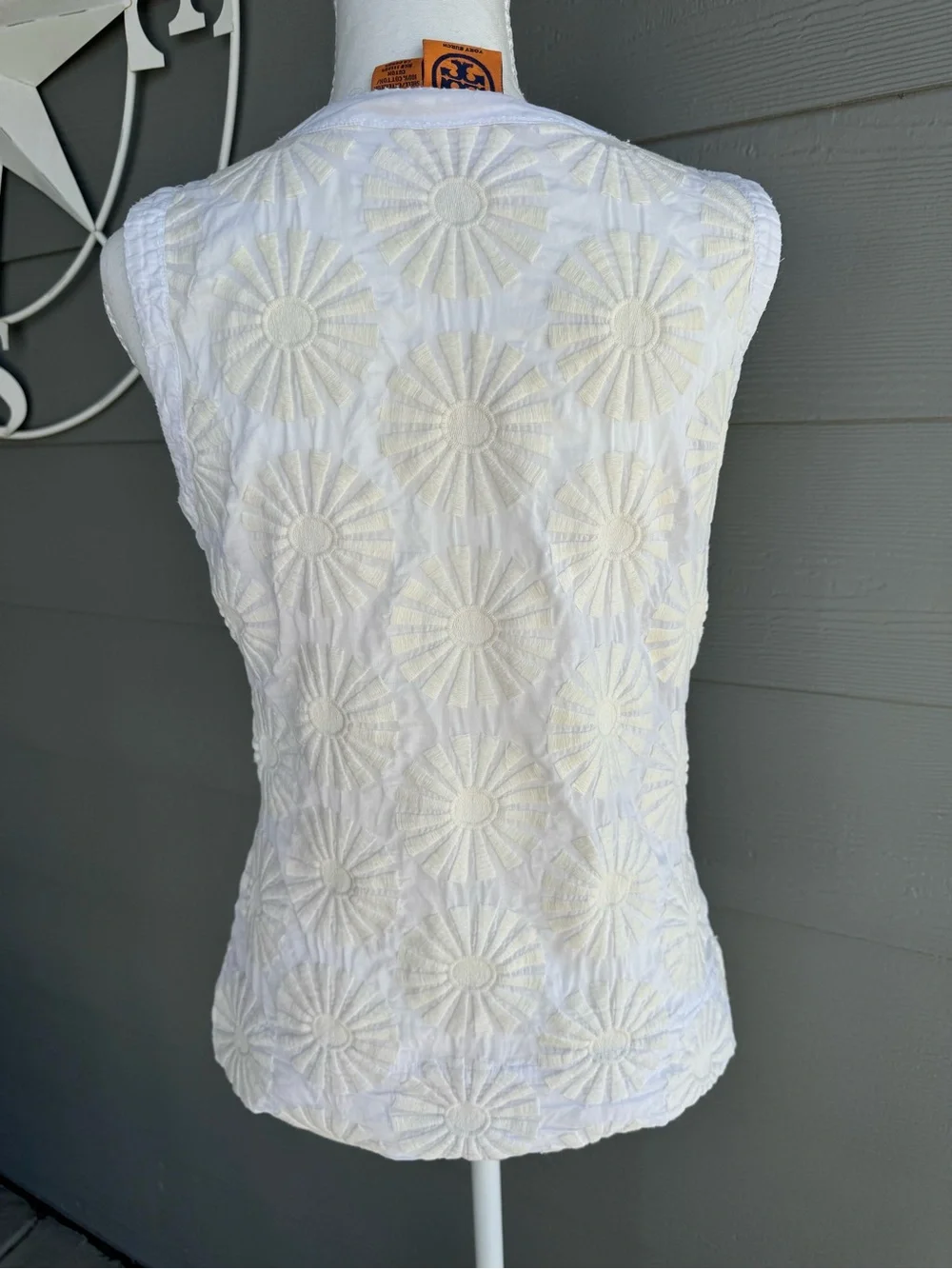 Tory Burch sleeveless white