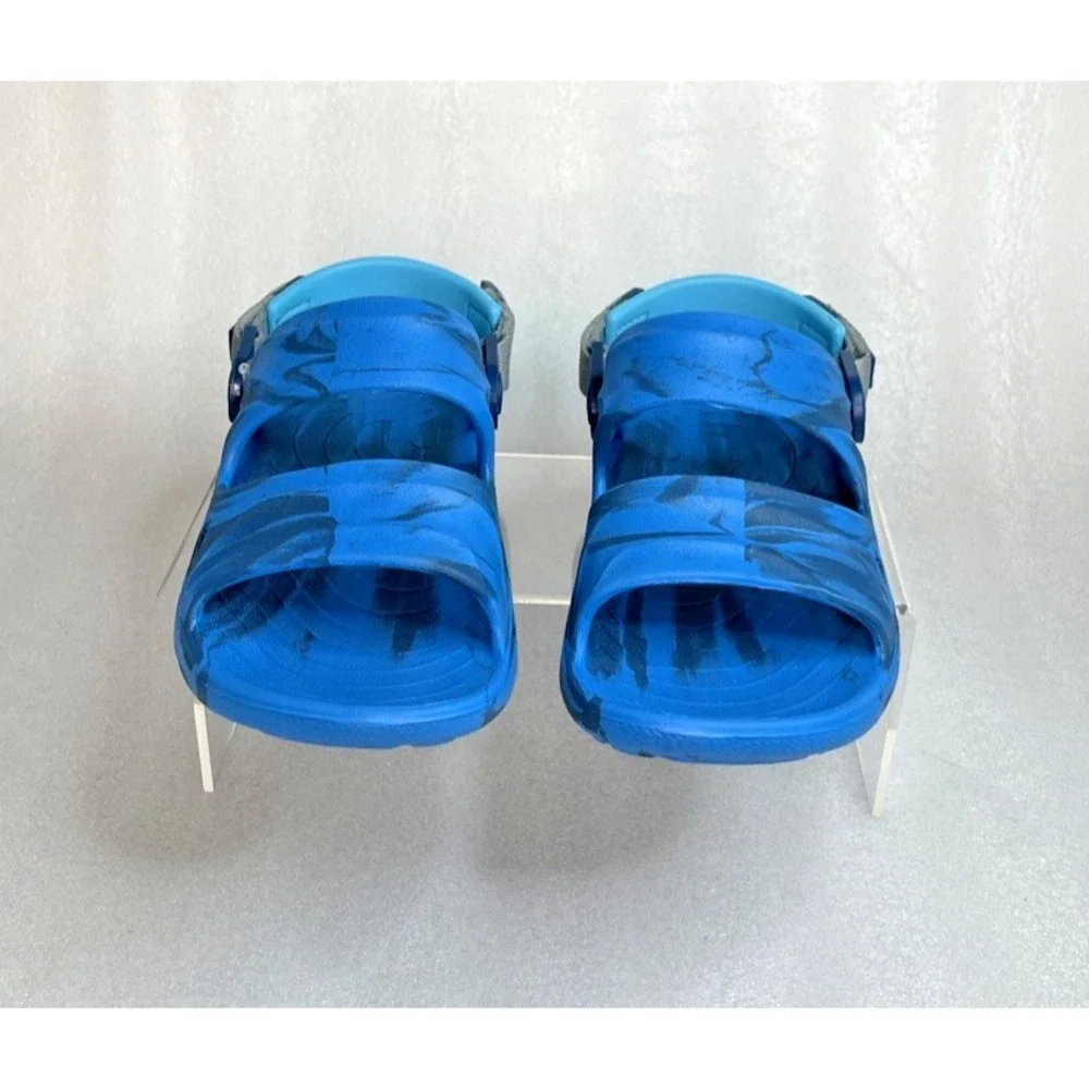 Rugged Shark Adventure Trail Blue Sandals Floatable Washable Boys Size 2 NEW