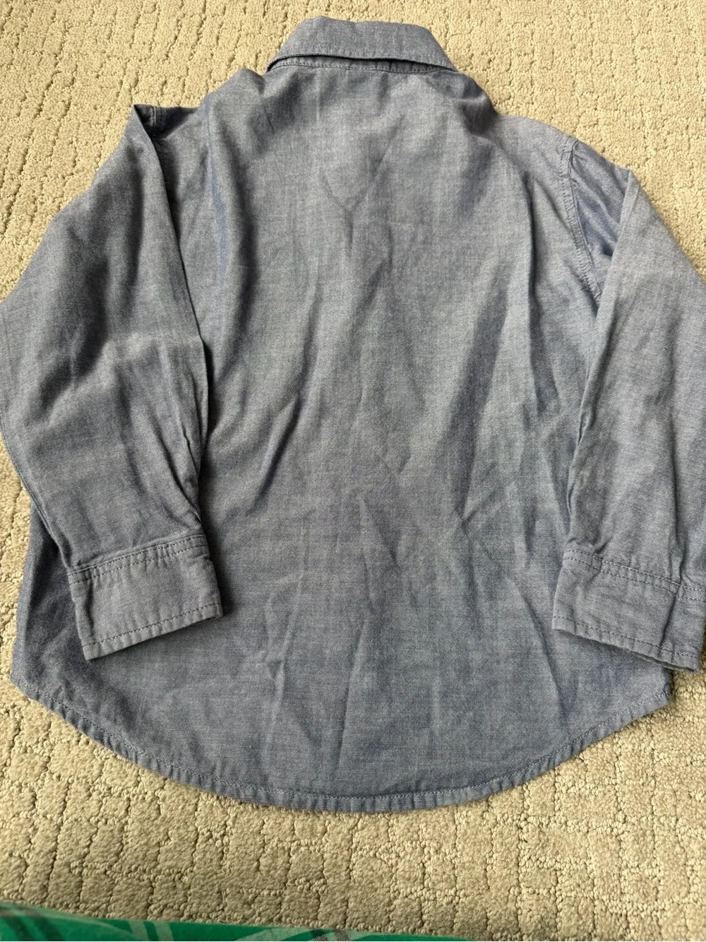 Light Blue White Pinstriped Blazer and Button Down Shirt Size 7