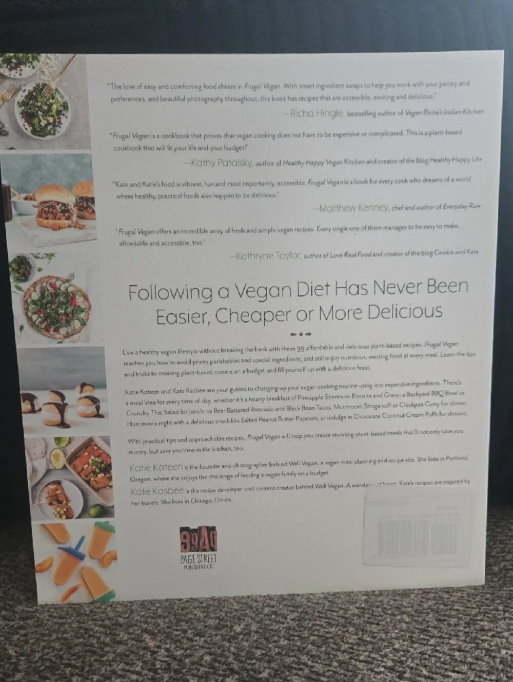 Cookbook : Frugal Vegab by Katie Koteen & Kate Kasbee