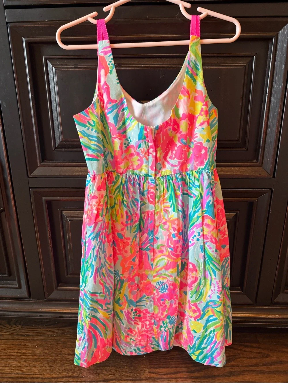 Lilly Pulitzer Pink Multicolor Floral Sundress for Kids