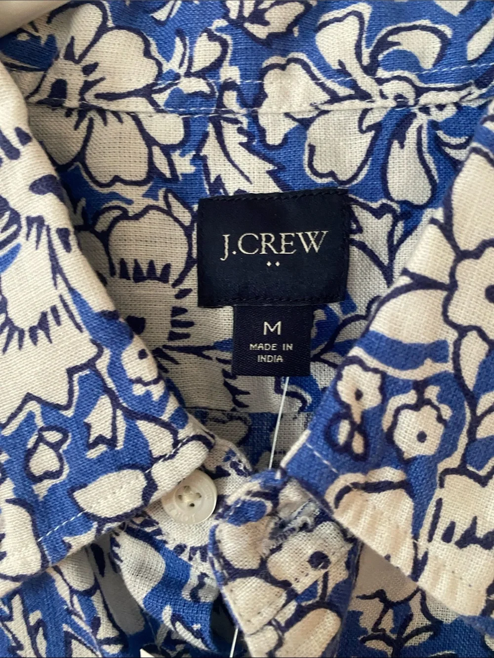 J. Crew construction fabric floral