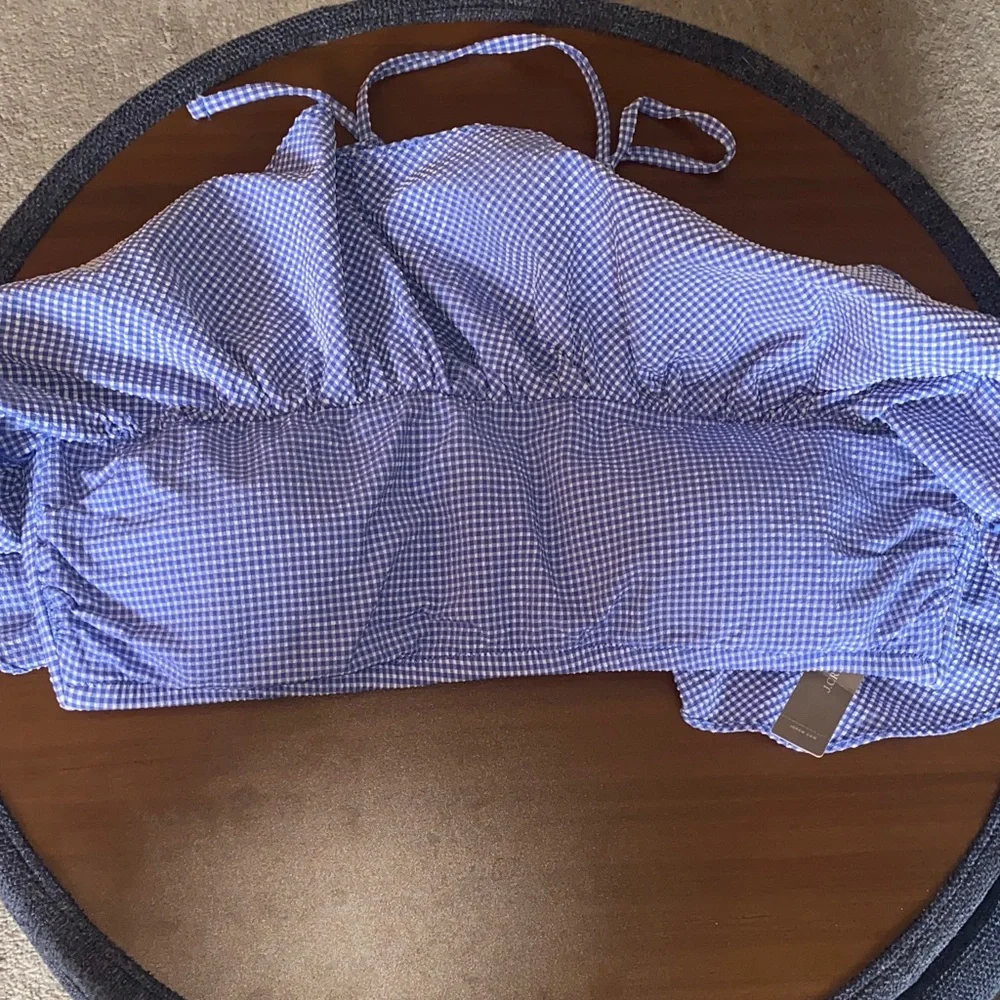 J. Crew ruffly bikini