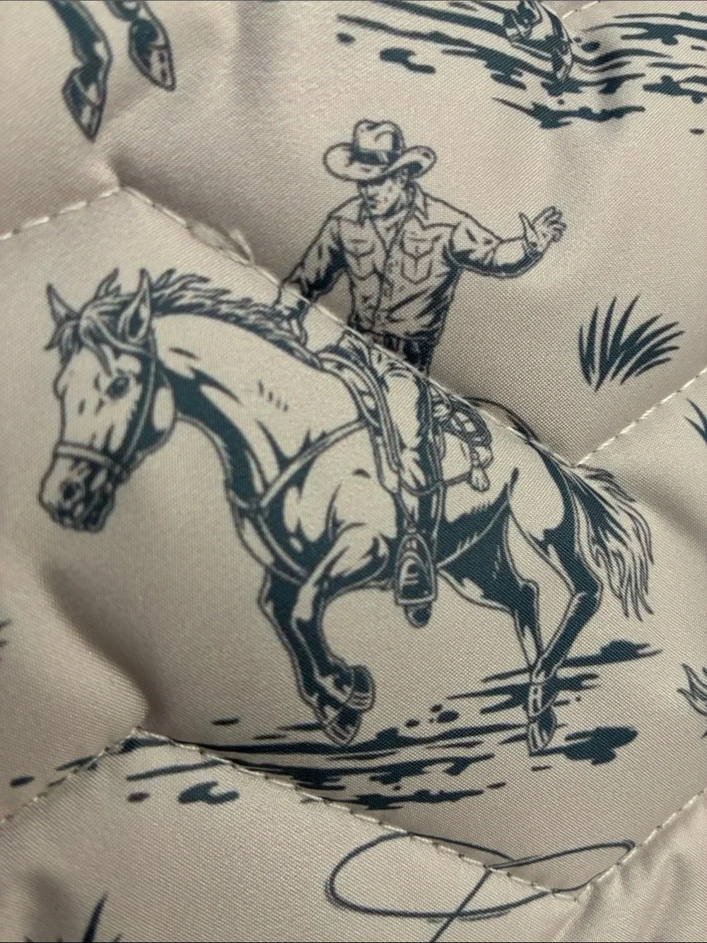 Quilted Western Laptop/Tablet Case (13”)