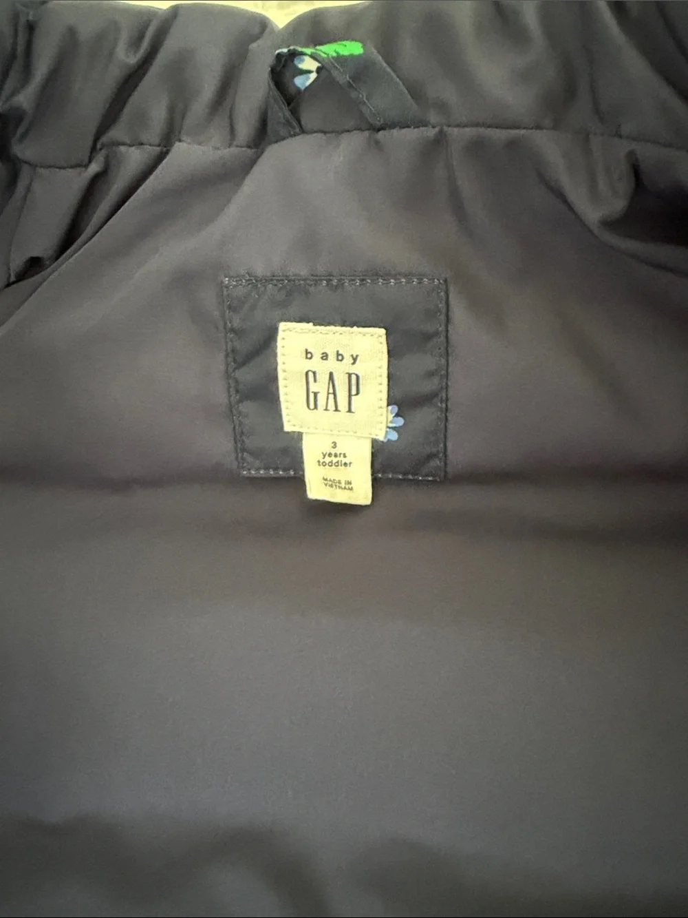 GAP Baby Navy Puffer Jacket