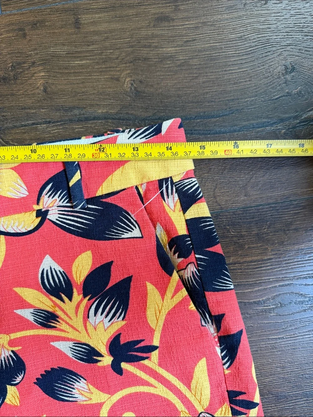 J. Crew Coral Floral Print Cotton-Blend Shorts