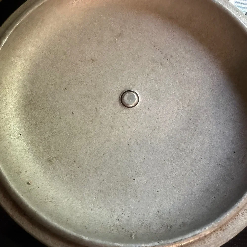 Vintage Club Aluminum‎ 1.5 Qt Saucepan Pot Lid Harvest Gold Yellow Cream 6.5