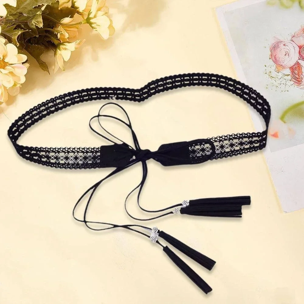 CALFOVERA woven tassel knotted