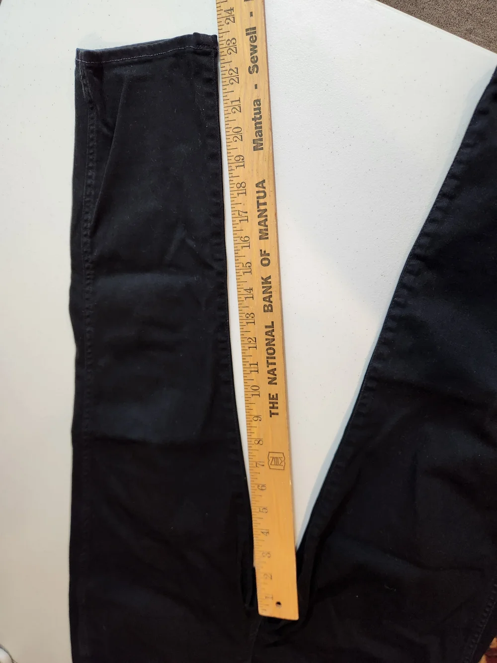 J Crew Vintage Straight High-Rise Black Denim Jeans Button-Fly Ankle Petite Leg