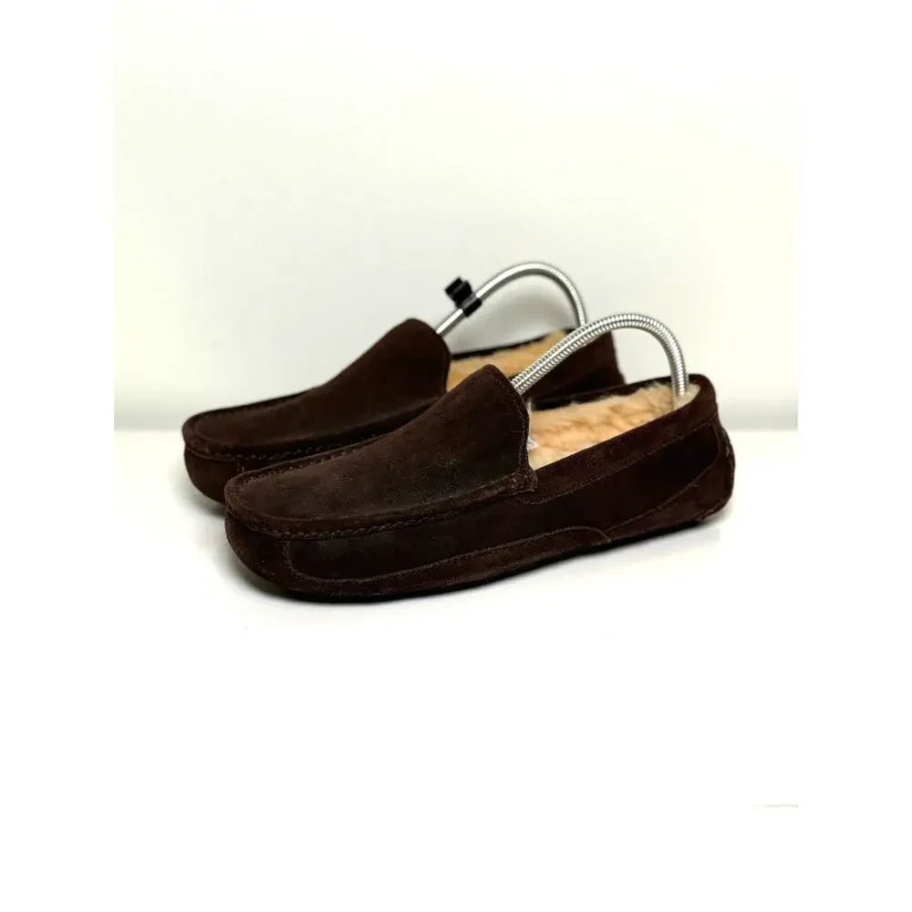 UGG Australia Ascot Moccasin Men's Slippers Size 8, NWOB