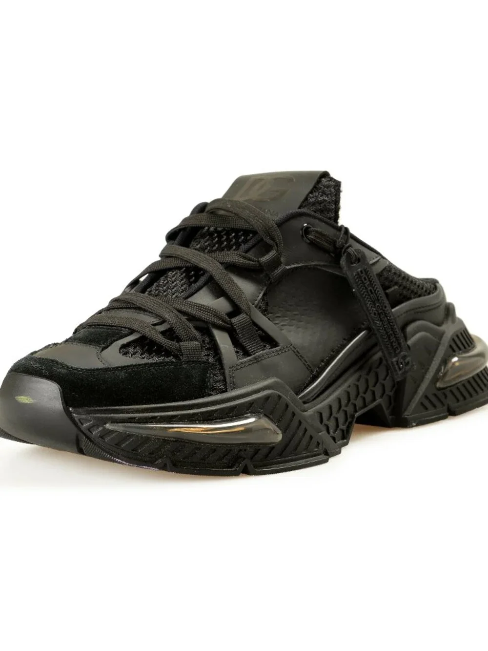 Dolce & Gabbana Men's Black Slides Sneakers Shoes US 11 IT 44