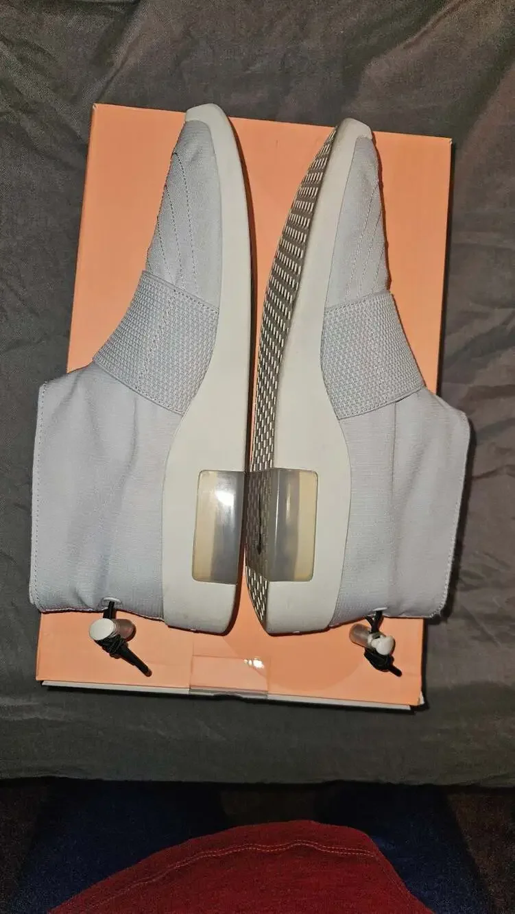 Nike Air Fear of God Moc Pure Platinum Sneakers