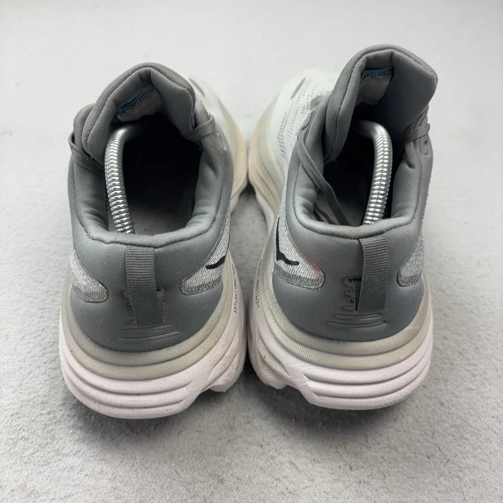 Hoka One One Bondi 8 Shoes Mens Size 11 Gray Running Athletic Sneakers