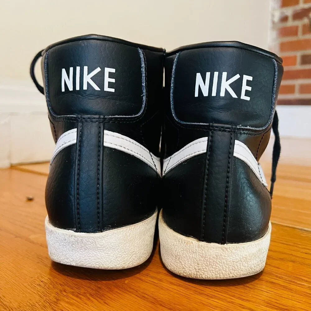 Nike Blazer Mid 77 Vintage Men's Size 9 US BQ6806-002 Black Athletic Shoes