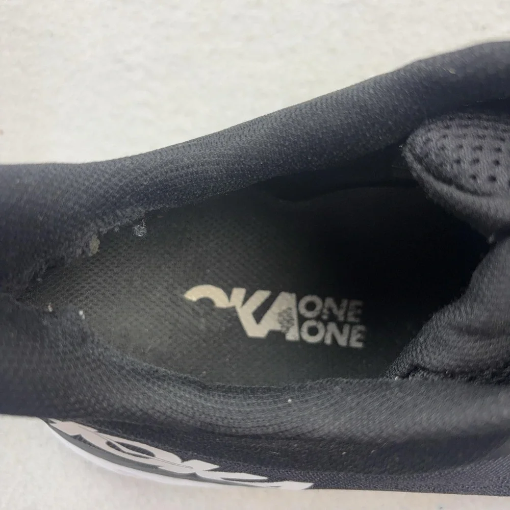 Hoka One One Clifton 7 Running Shoes Mens Size 12.5 Black Cushioned 1110508