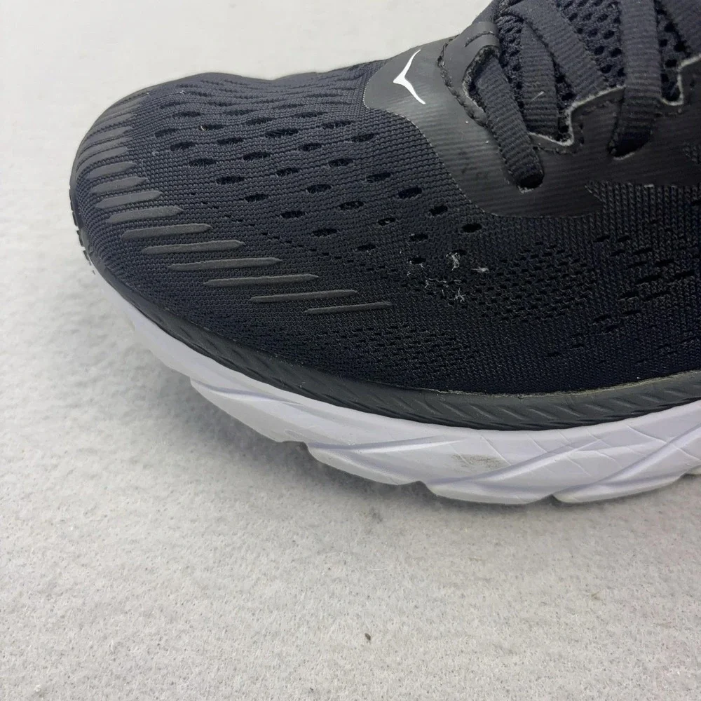 Hoka One One Clifton 7 Running Shoes Mens Size 12.5 Black Cushioned 1110508