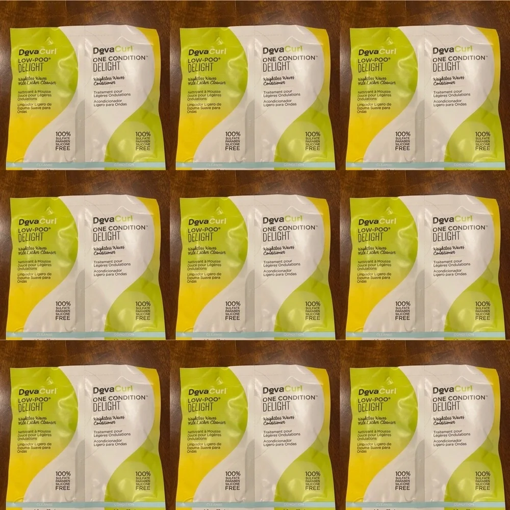 DevaCurl Low-Poo Delight Shampoo Conditioner 1 oz