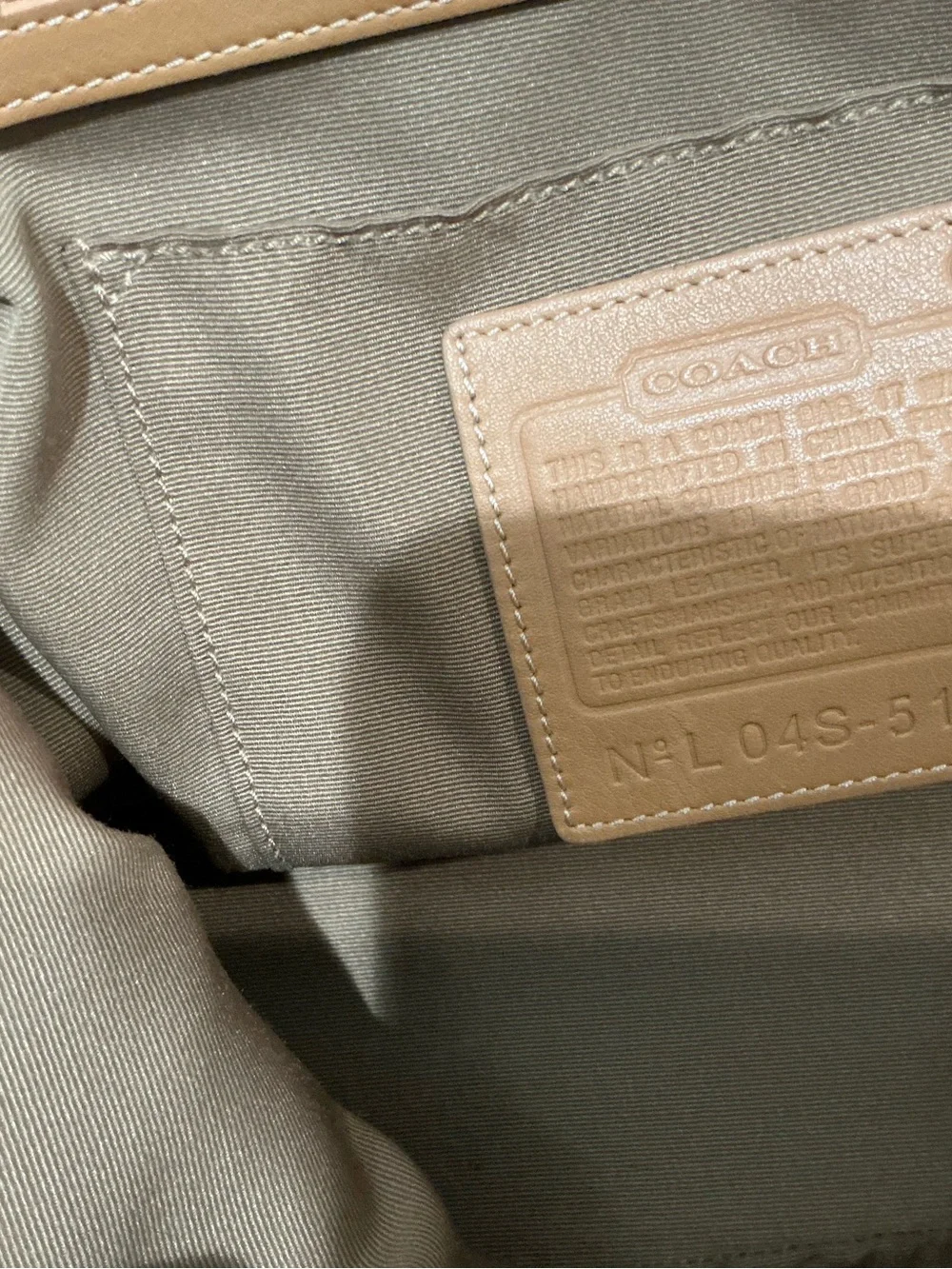 Coach vintage leather