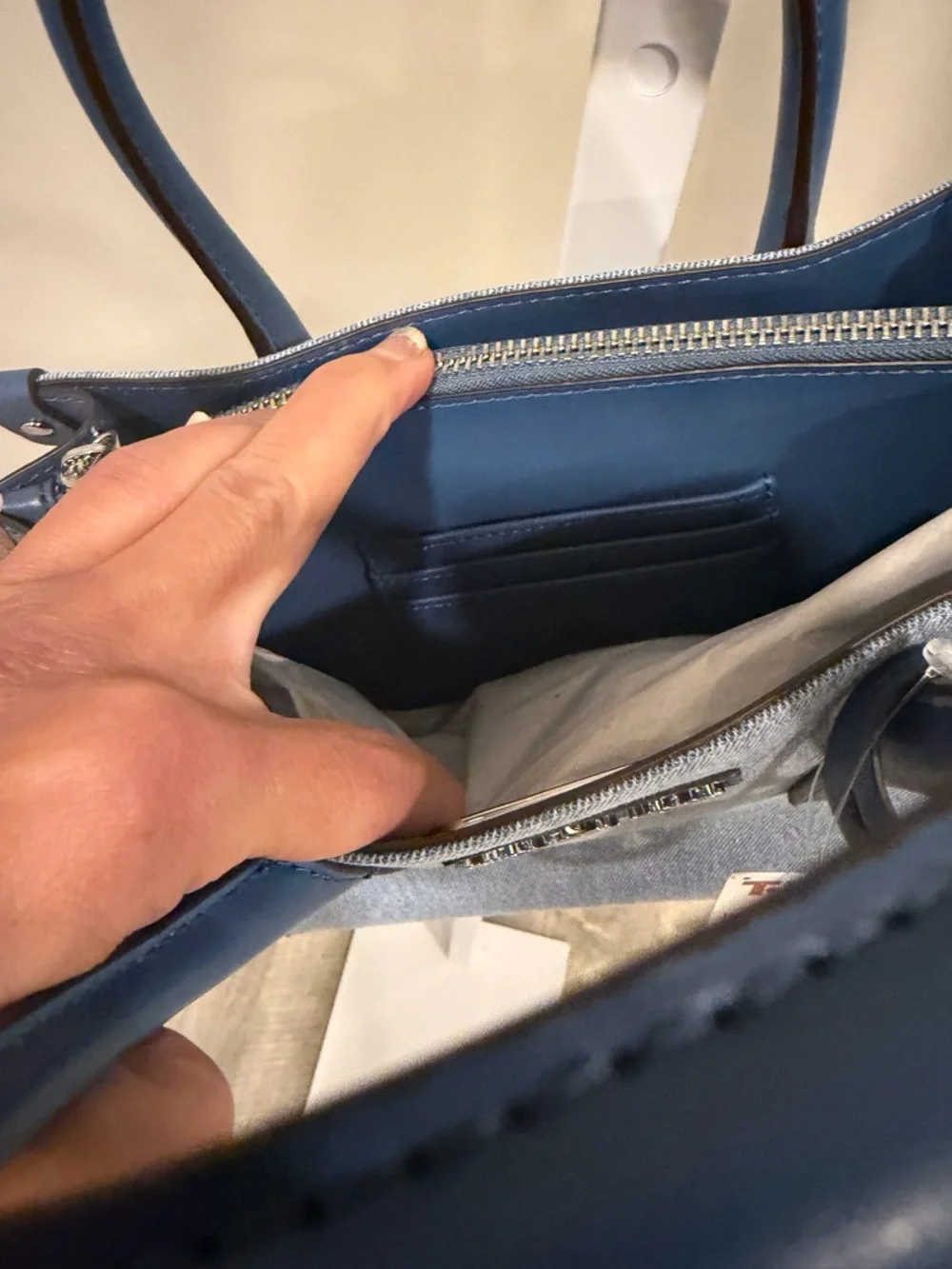 Michael Kors structured denim