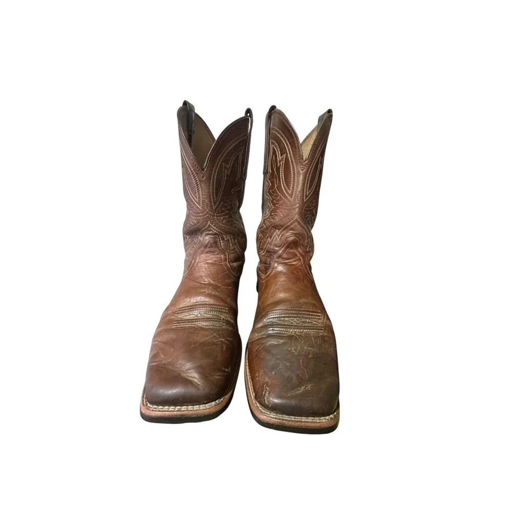 Ariat Men's Hybrid Ranchwork Western Boots Style 10042394 Size 12 D Distressed