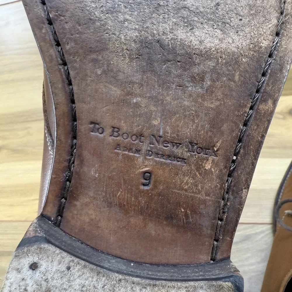 Too Boot New York 9 Adam Derrick Walnut Leather Dress Oxfords