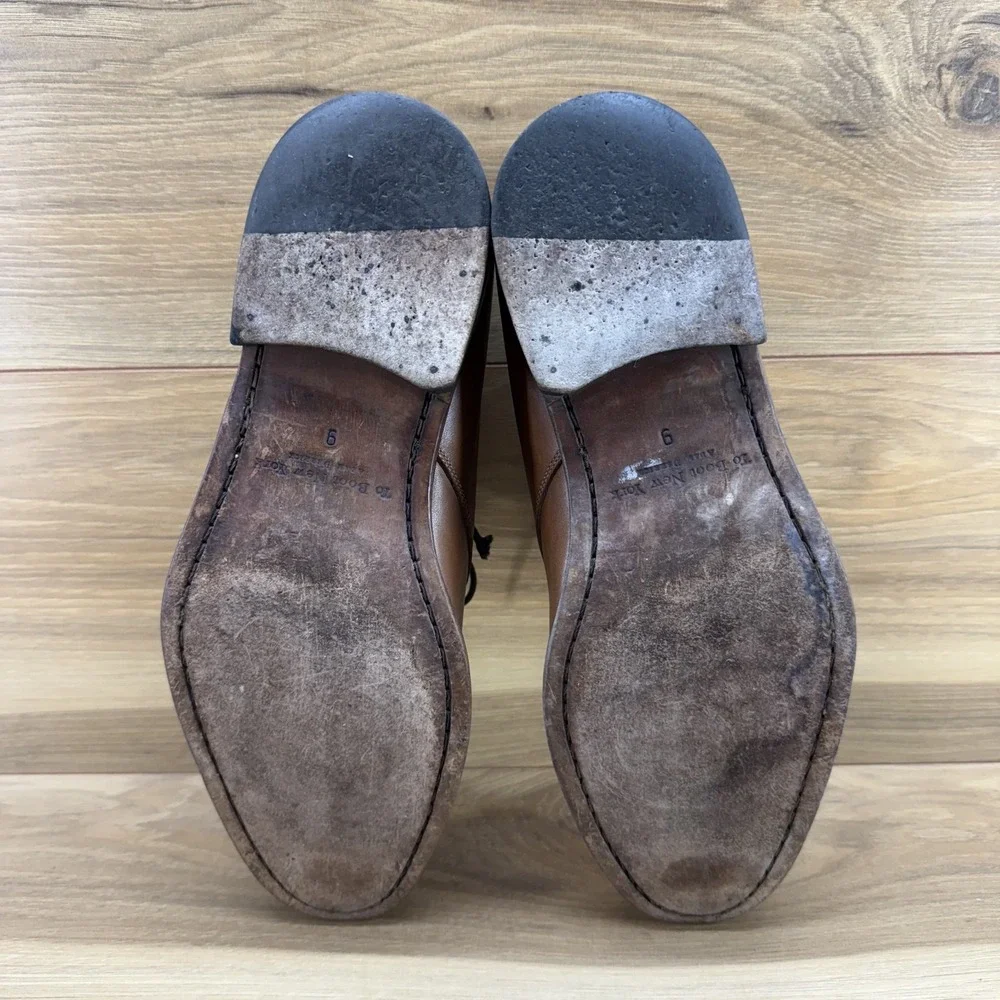 Too Boot New York 9 Adam Derrick Walnut Leather Dress Oxfords