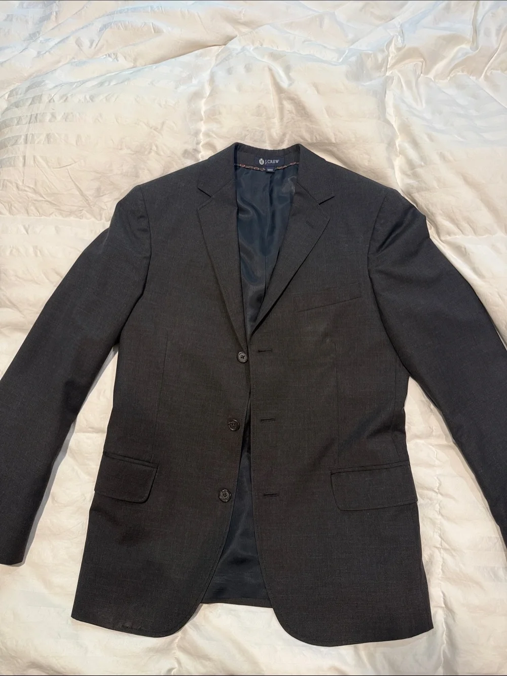 J. Crew Legacy Sport Coat - Men's Dark Gray Wool-Blend Blazer