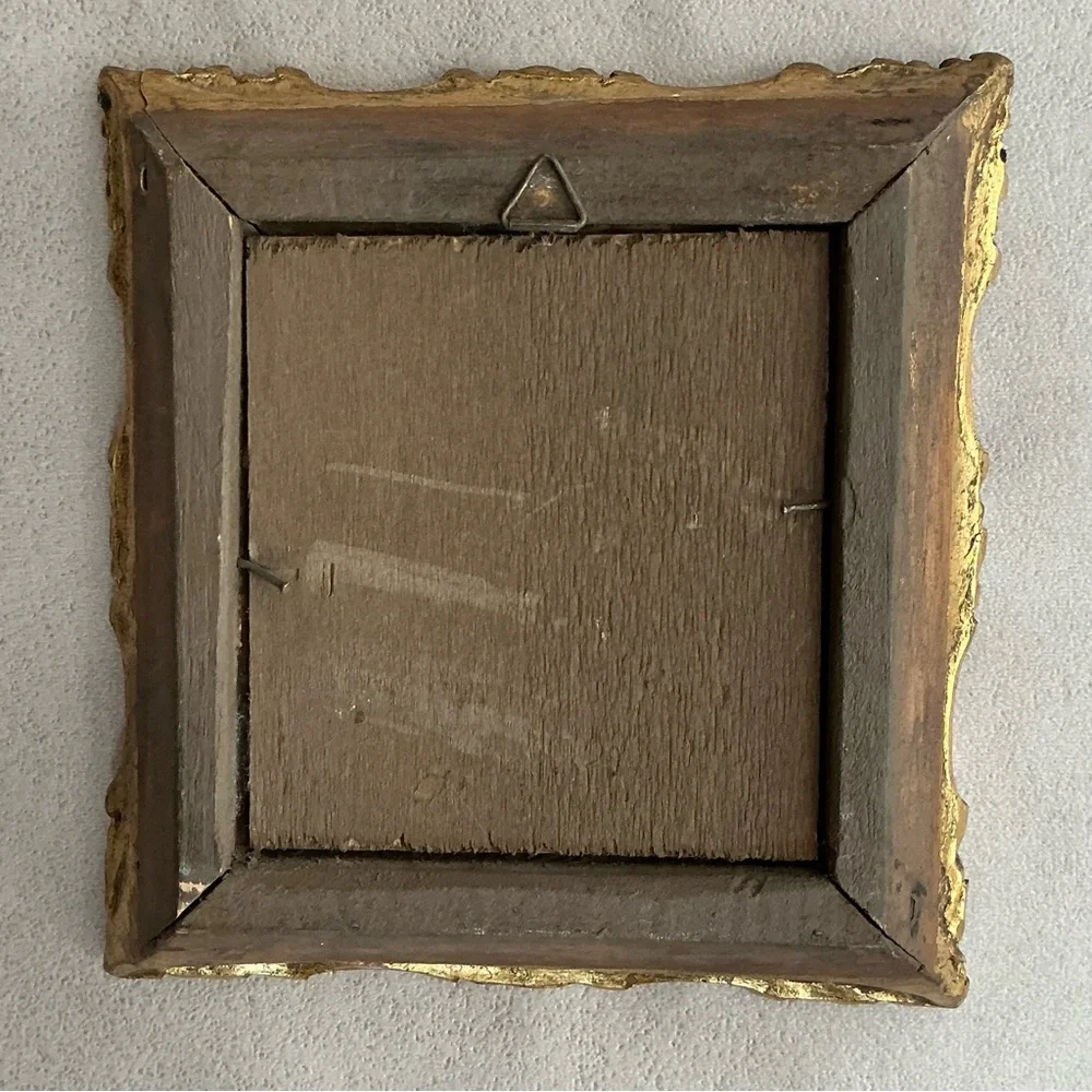 Vintage Gold Framed Portrait Wall Art