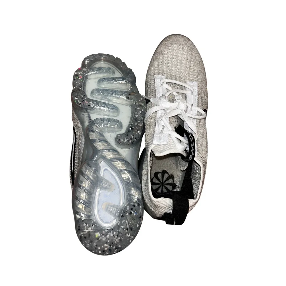 Nike Air Vapormax 2023 Flyknit Pure Platinum White Kids 6Y‎ DB1550-100