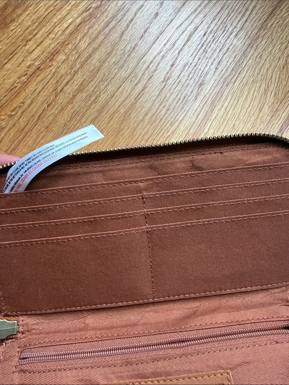 Free People Vegan Leather Wristlet Wallet