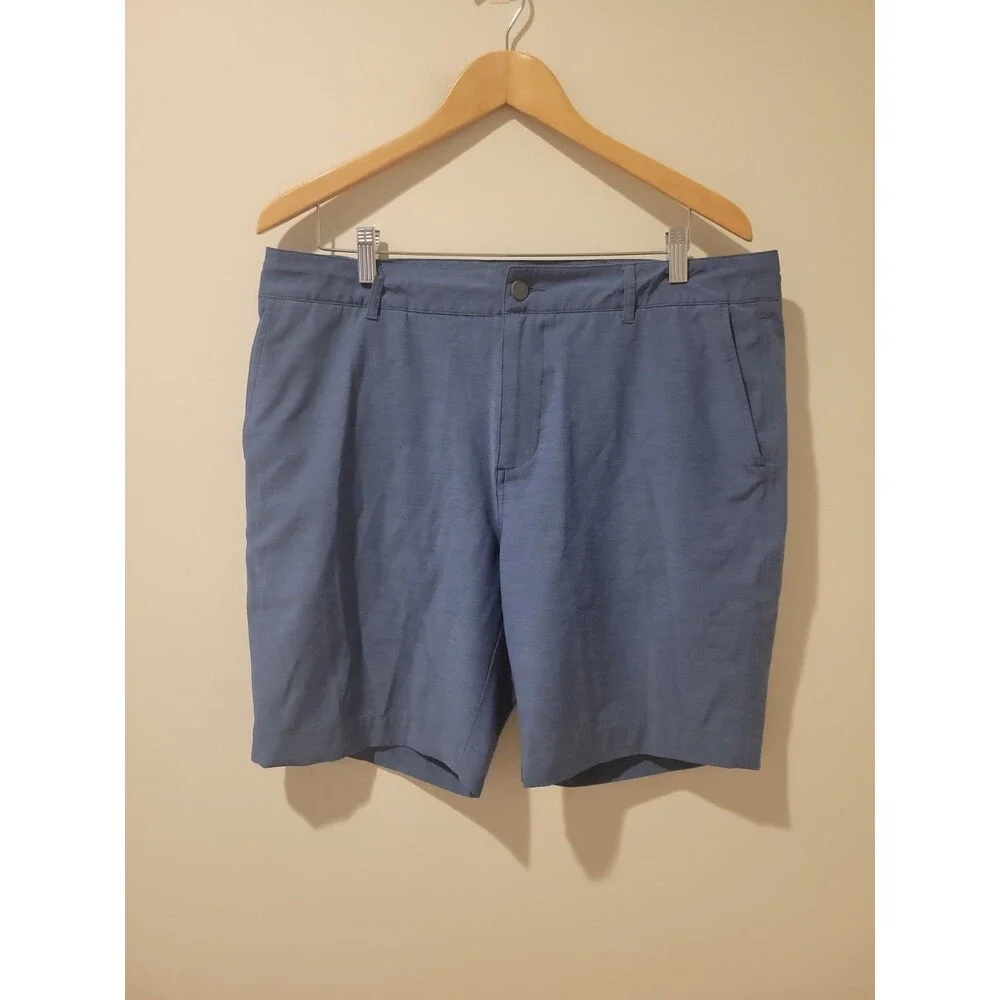 Faherty All Day Shorts Men's Size 35 Blue 9