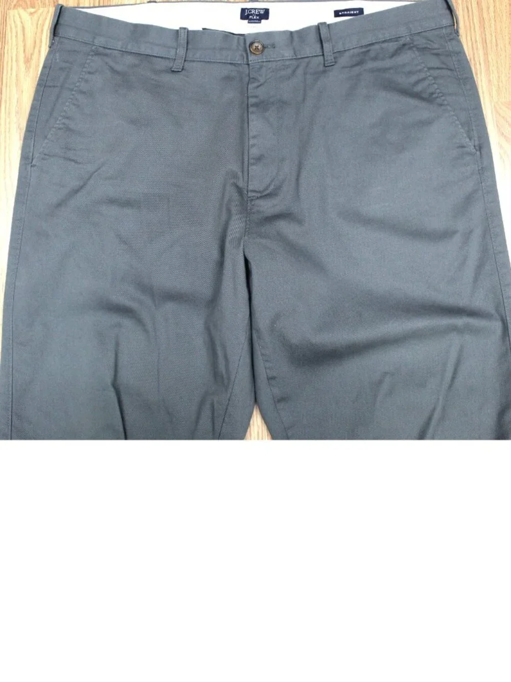 38x32 J.CREW STRAIGHT FIT PANT COTTON/SPANDEX GRAY-TAUPE Sz 38W x 32L